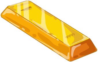 gold bar clipart